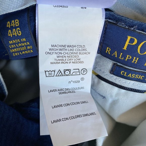 Polo Ralph Lauren Shorts Seersucker Indigo Blue - Picture 9 of 12